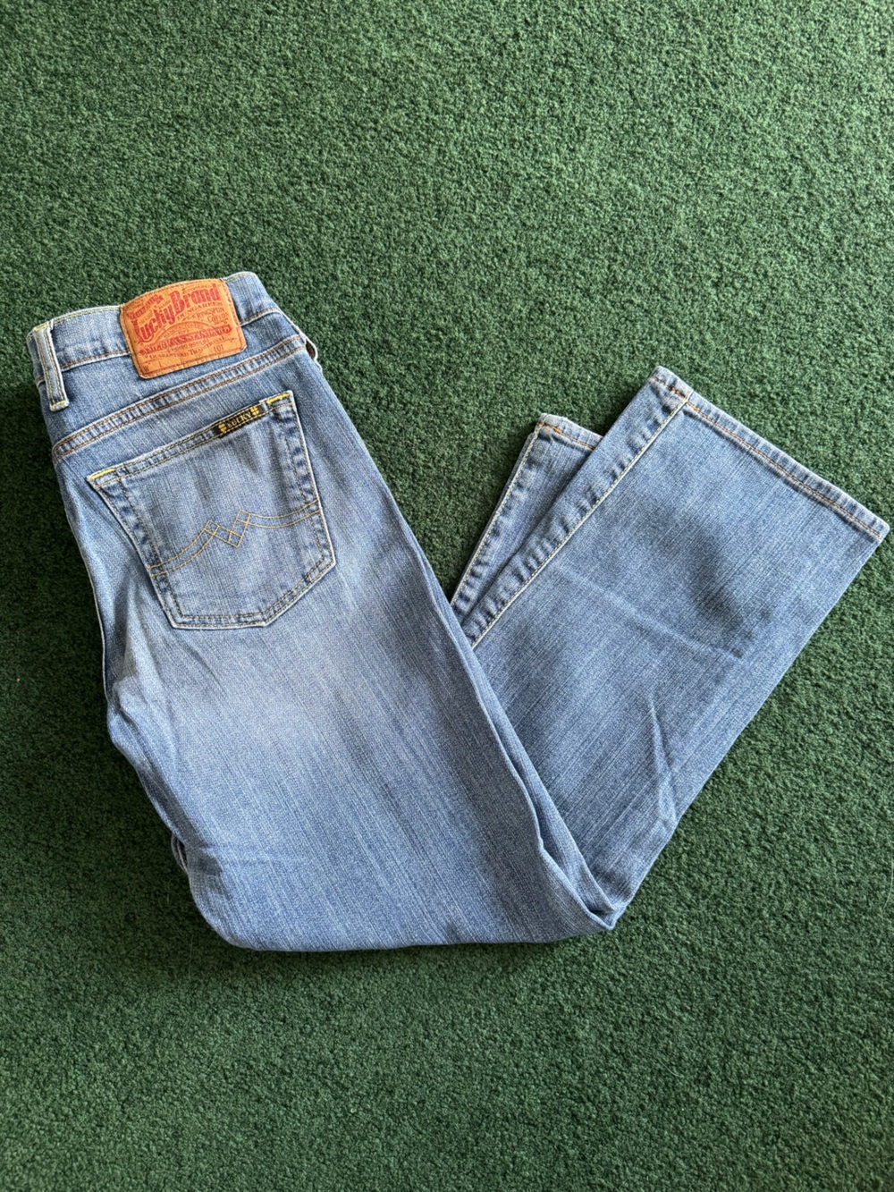 Lucky Brand Light Wash Straight-Leg Cropped Jeans